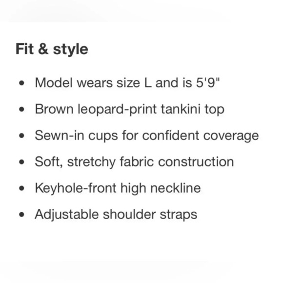 🆕Animal Print Tankini Top - Picture 6 of 14